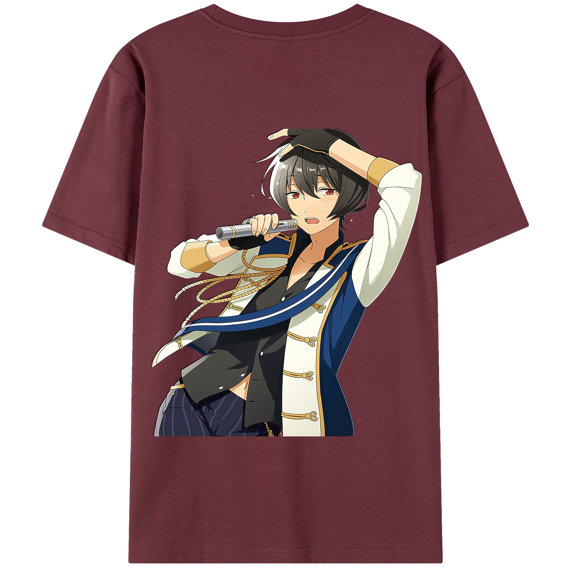 （画像用） あんさんぶるスターズ! Ensemble Stars 綿100％半袖Tシャツ（背面プリント）